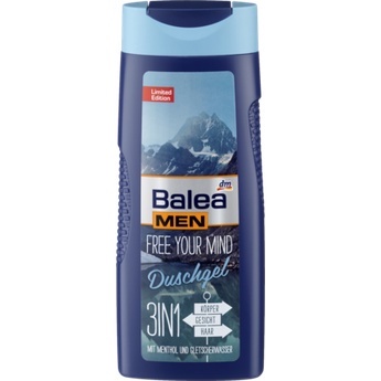 Sữa tắm Balea Men 3in1 cấp ẩm, sáng da, hương thơm nam tính nội địa Đức, Eumarket.