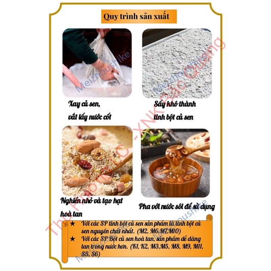 Bột Củ Sen mix hạt dinh dưỡng, Bột Giảm Cân Ăn Kiêng hộp 500gr