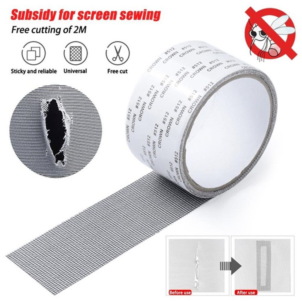 Băng keo lưới dán sửa chữa màn hình cửa sổ chống muỗi/côn trùng nhiều màu