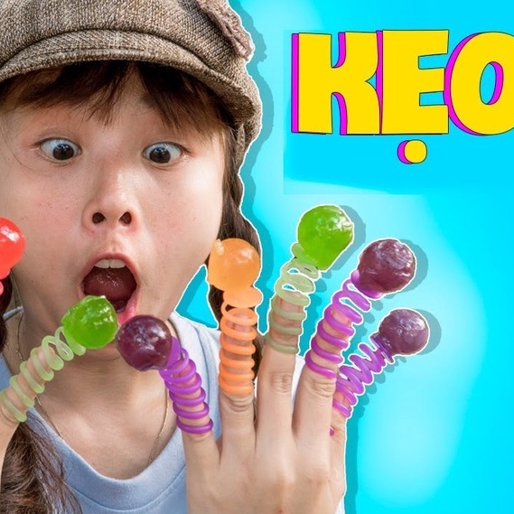 1 CÁI kẹo mút lò xo kim cương kẹo trẻ em