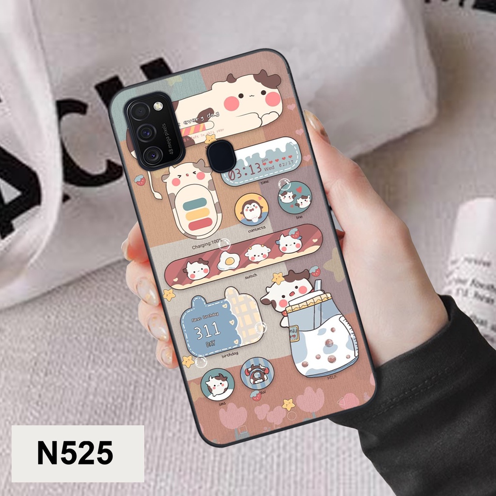 Ốp Samsung M21 / M30s bộ hình gấu , thỏ hồng cute dễ thương giá rẻ siêu bền