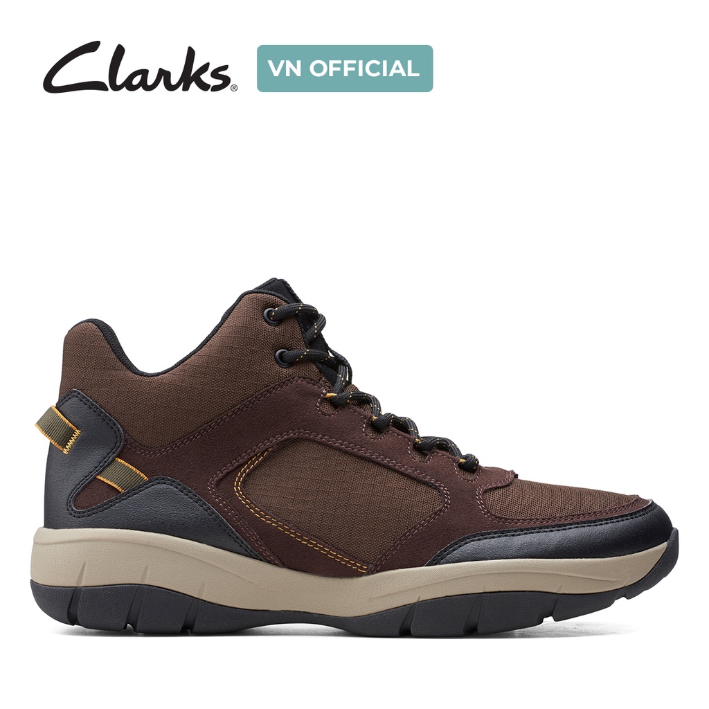 Giày cao cổ thể thao nam CLARKS Ervin Mid màu nâu