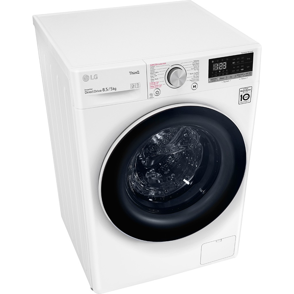 [MIỄN PHÍ VẬN CHUYỂN - LẮP ĐẶT] Máy giặt sấy LG Inverter 8.5 kg FV1408G4W