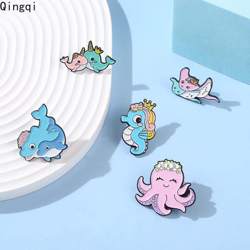 Ghim cài áo Miss Zoe hình động vật hoạt hình dễ thương