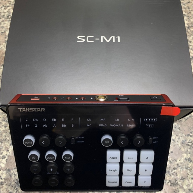 Sound Card thu âm livestream cao cấp Takstar SC-M1 chính hãnh bảo hành 12 tháng