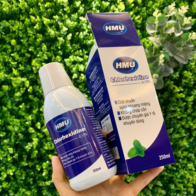 Nước súc miệng HMU Chlorhexidine của Đại Học Y Hà Nội