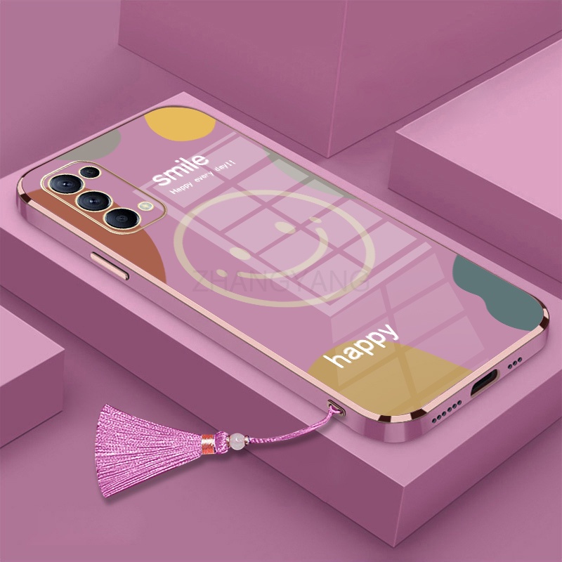 Ốp ĐiệN ThoạI KiểU Mạ Cho oppo reno 4 reno 5 reno 4 pro reno 5 pro