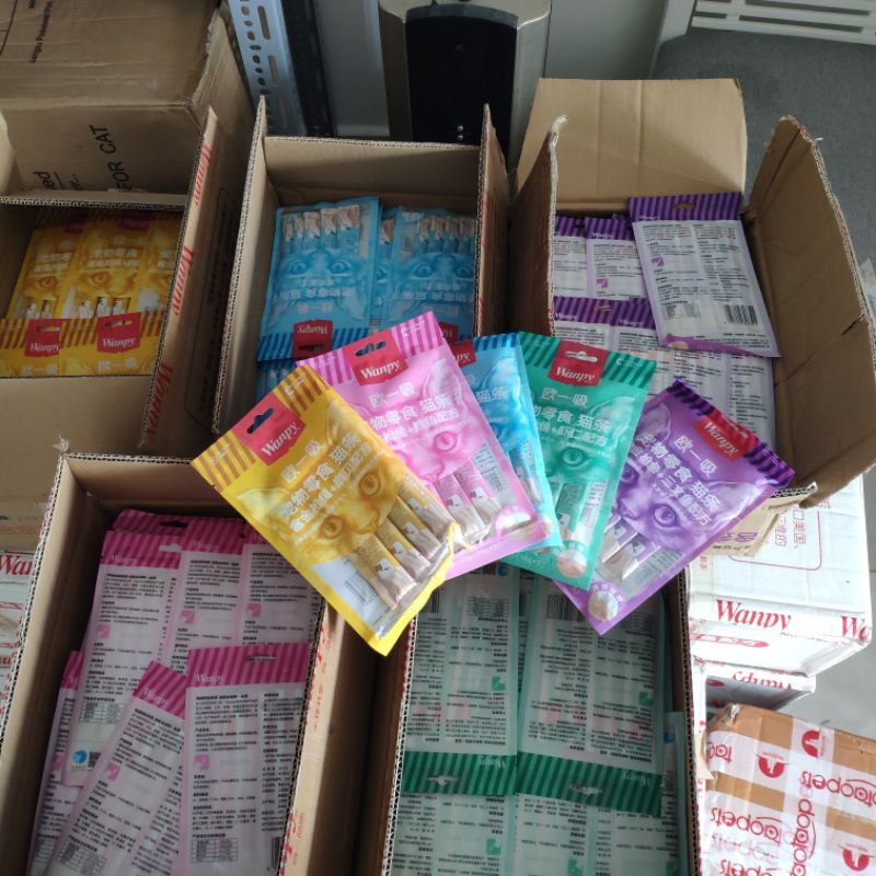 Súp thưởng Wanpy 5 thanh cho mèo