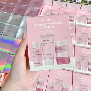 [MẪU MỚI] KIT DƯỠNG TRẮNG DA INNISFREE JEJU CHERRY BLOSSOM SPECIAL KIT