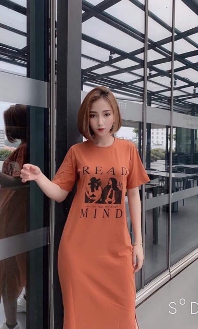 [ Mã FAMAYWA2 giảm 10K đơn 50K] Váy ông dài in hình cô gái | BigBuy360 - bigbuy360.vn