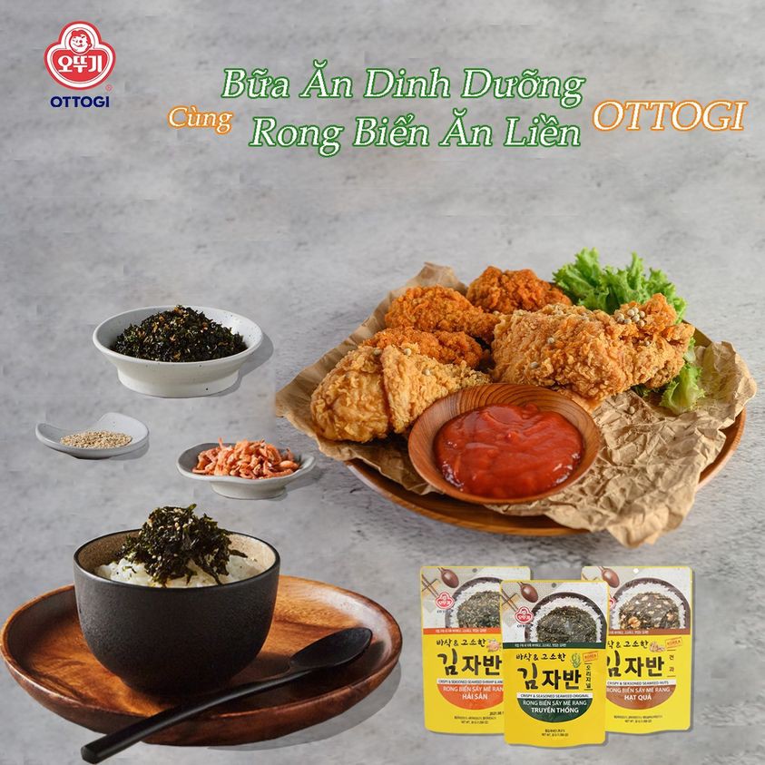 Rong Biển Sấy Ottogi Mè Rang Vị Truyền Thống 30g