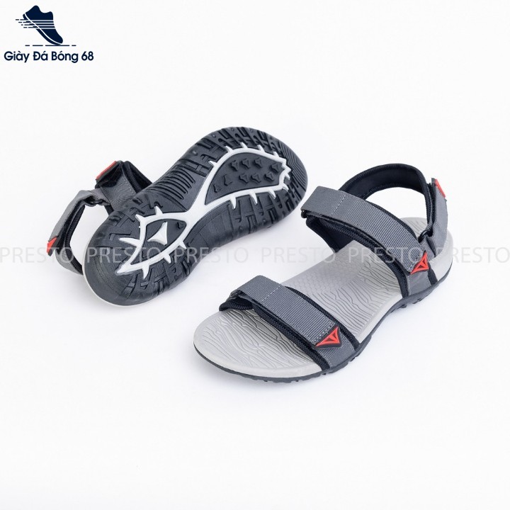 Giày sandal nam nữ chính hãng Việt Thủy quai ngang xám VT01