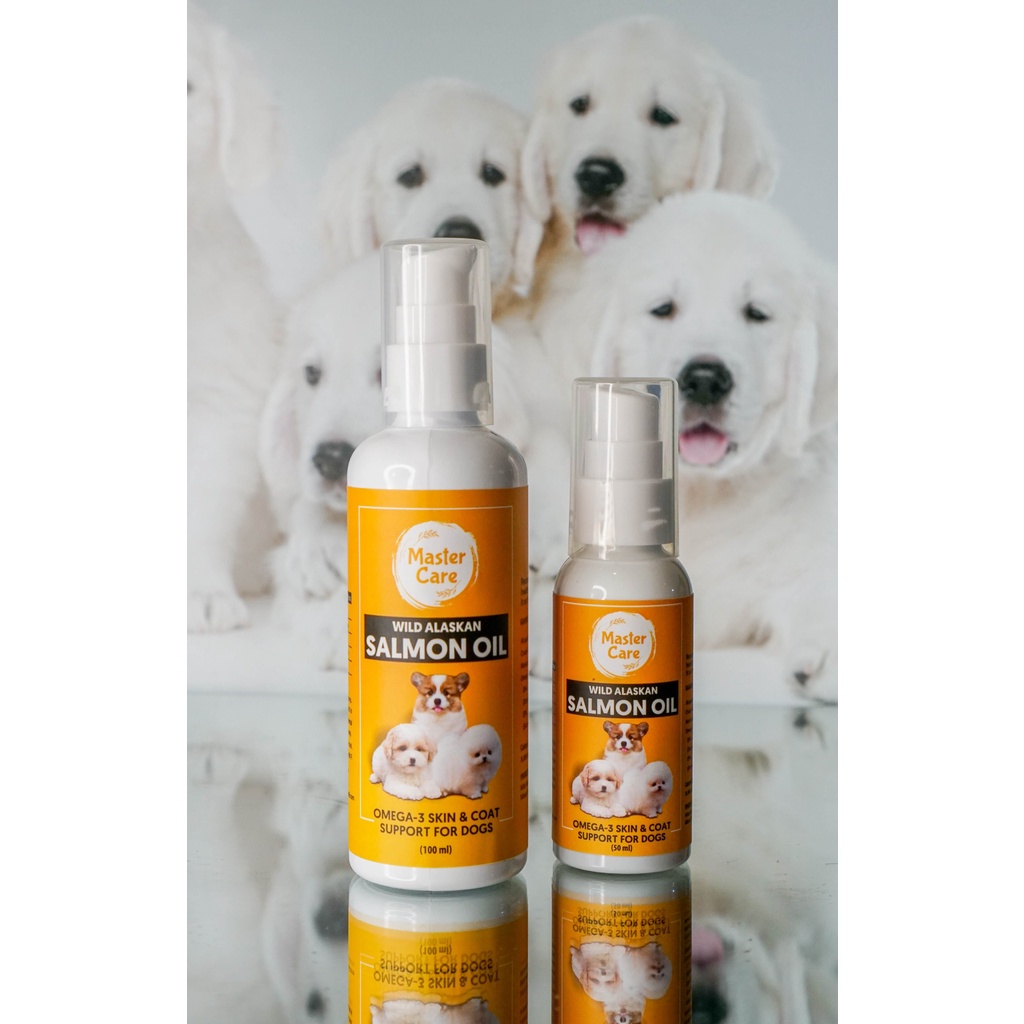 Dầu Cá Hồi Cho Chó Mèo MASTERCARE 100ML Gel Dinh Dưỡng Hỗ Trợ Đẹp Da Mượt Lông Hiệu Quả Sau 7 Ngày Sử Dụng