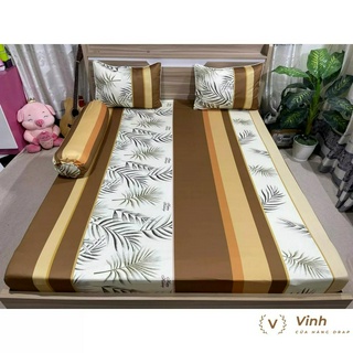 Bộ Drap Giường Thun Lạnh Ý 5D