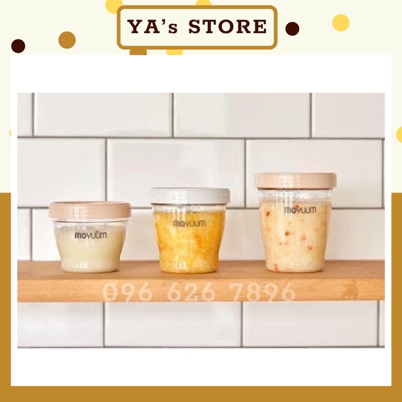 Cốc trữ đồ ăn dặm MOYUUM HÀN QUỐC