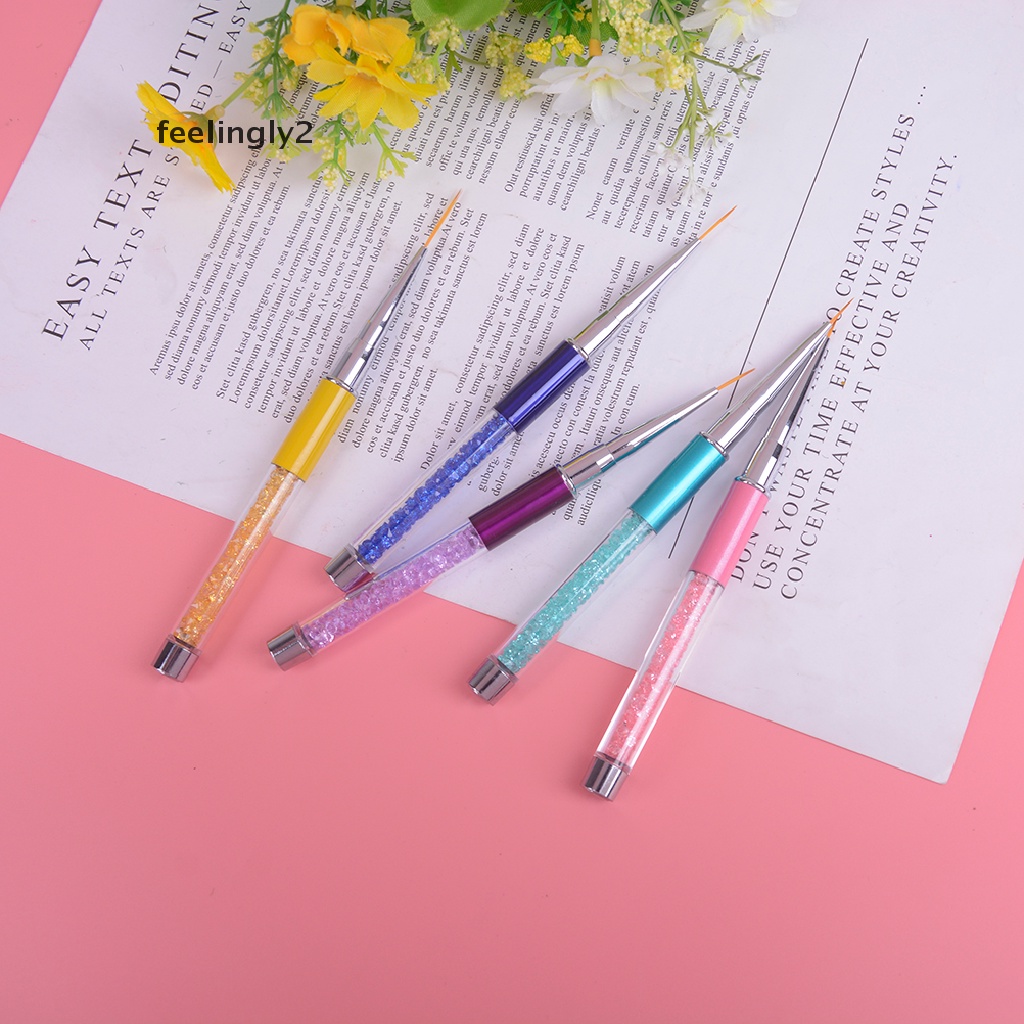 [Hàng mới về] Cọ vẽ trang trí móng tay nghệ thuật siêu mỏng tiện dụng tùy chọn màu sắc