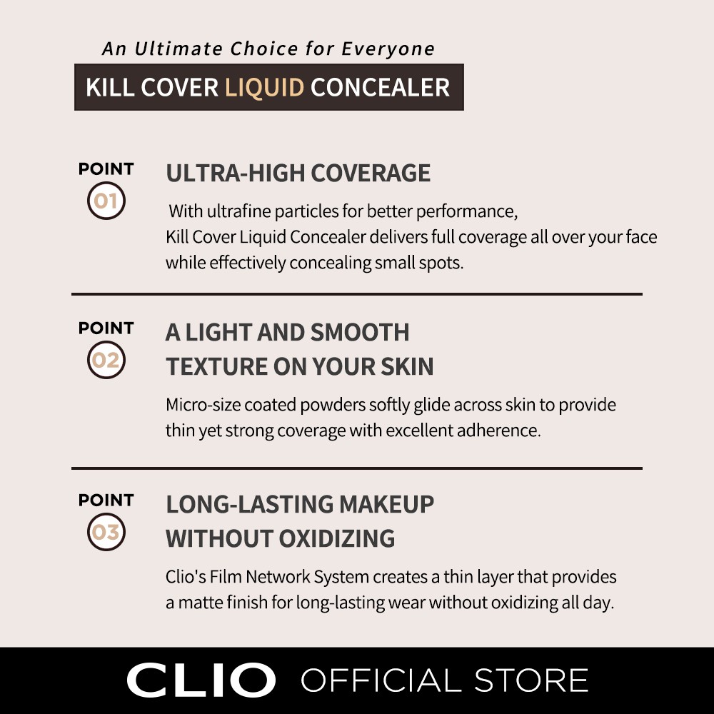Kem Che Khuyết Điểm Clio Dạng Lỏng Chất Lượng Cao 7g | BigBuy360 - bigbuy360.vn