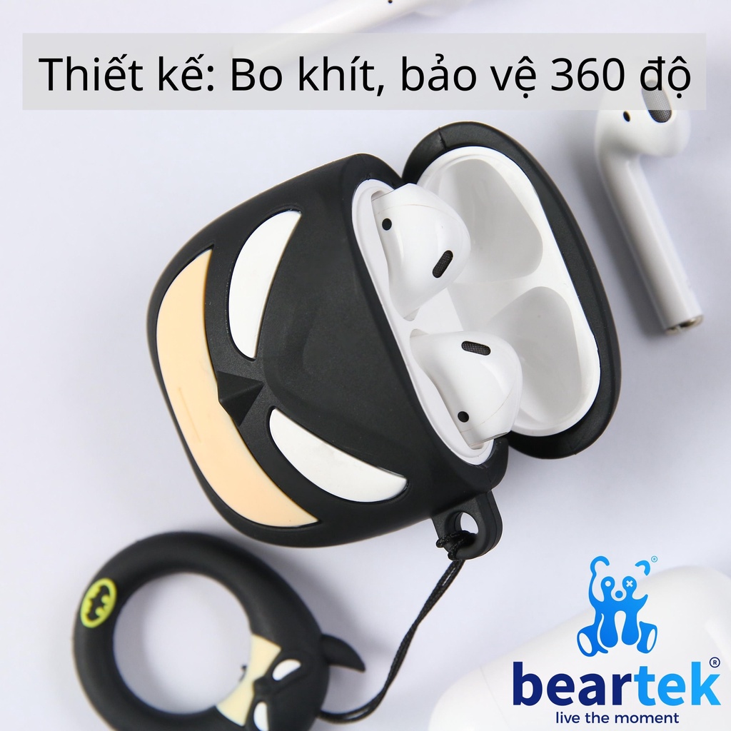 Vỏ ốp case bảo vệ bao đựng tai nghe không dây bluetooth Beartek 1/2/Pro/i12/i9/i7/i12