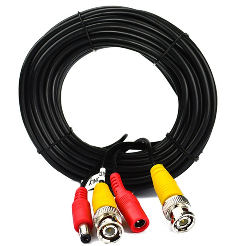 Dây Cáp Nguồn BNC Cho Camera An Ninh CCTV Màu Đen