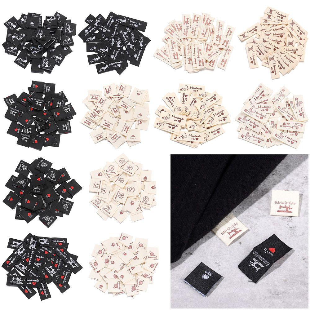 LAY Bộ 50 Miếng Tag Hình Mèo Hoạt Hình Trang Trí