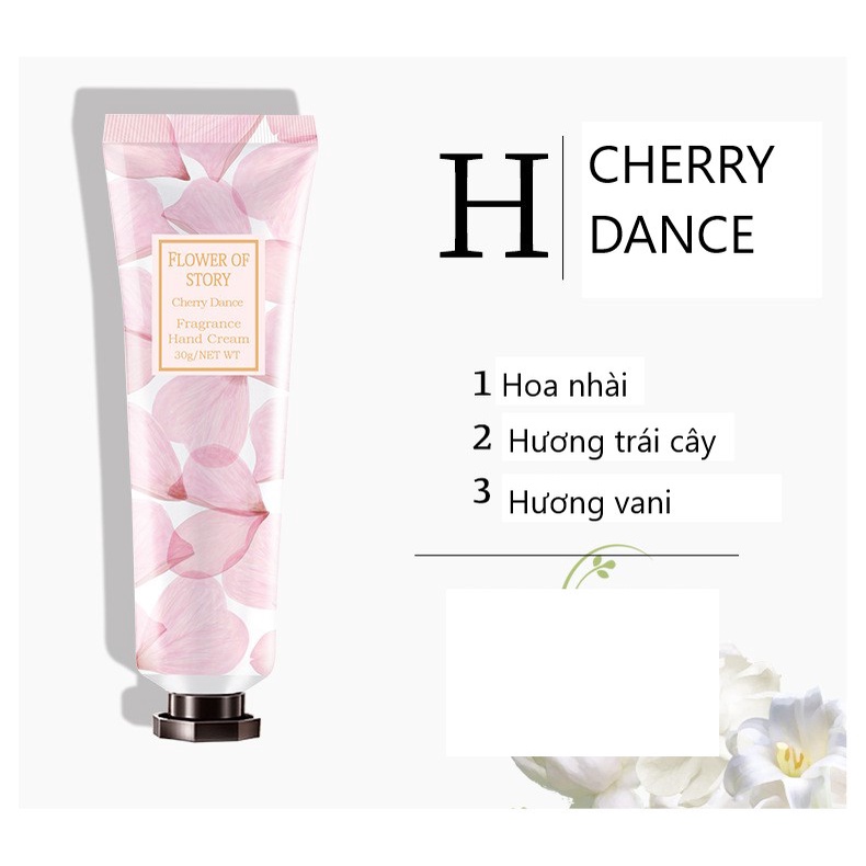 Combo 5 Kem dưỡng da tay FLOWER OF STORY hương nước hoa 30g