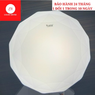 Đèn LED ốp nổi kim cương, ánh sáng vàng, ánh sáng trắng