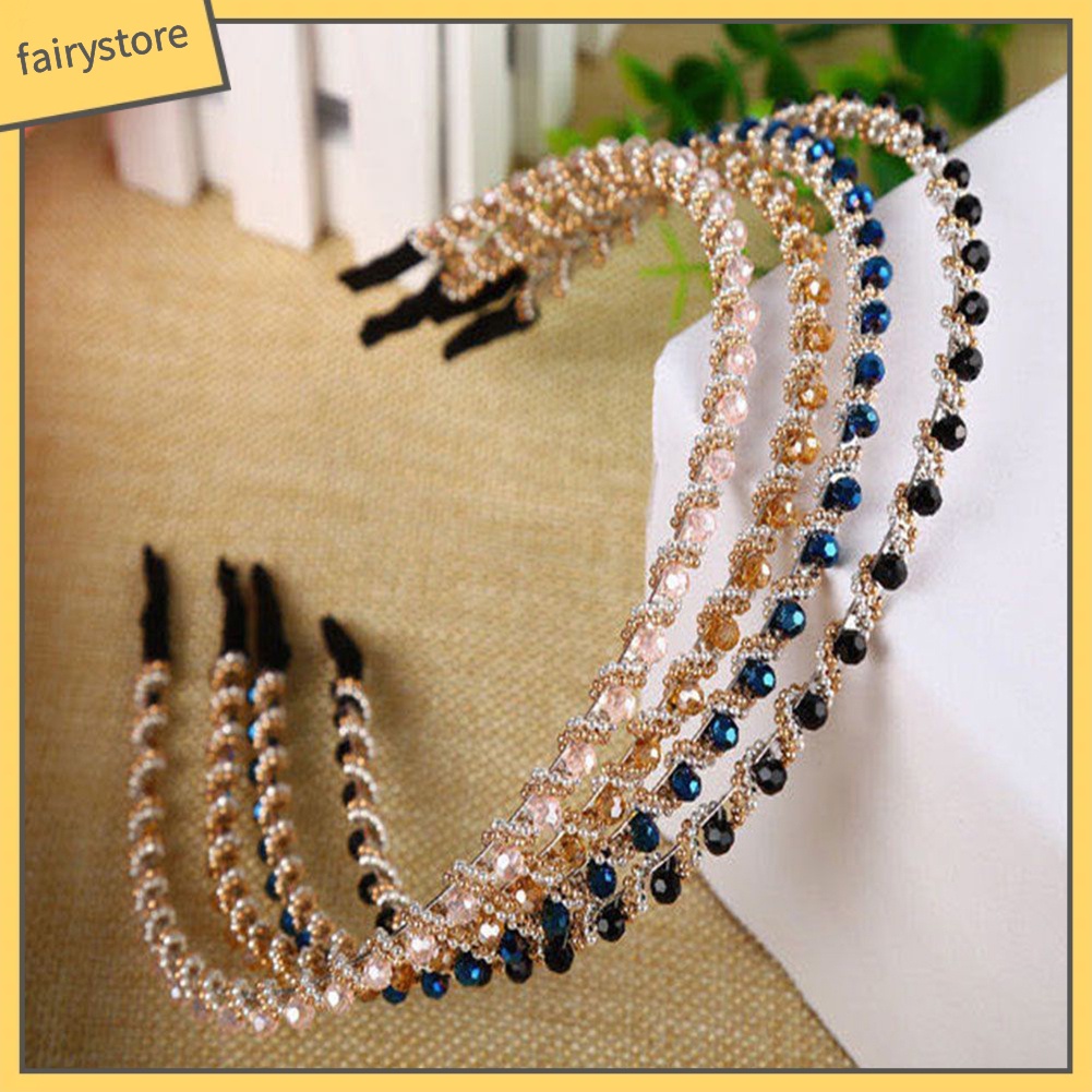 Cài tóc đính đá lấp lánh đơn giản dành cho phái đẹp