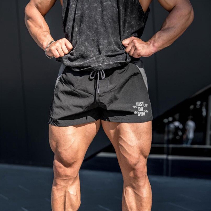 Gym Workout Comfortable Plus Size Sports Shorts Men Fashion Brand Breathable Fitness Mens Bodybuilding Mesh Male Casual Shorts