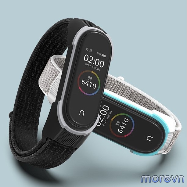 Dây đeo nylon thể thao PULSEIRA Mi band 5, miband 6 chính hãng Mijobs - dây đeo thay thế mi band 6, miband 5 PULSEIRA