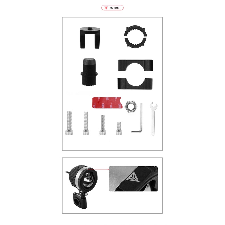 Bộ đèn trợ sáng MOTOWOLF MDL5005