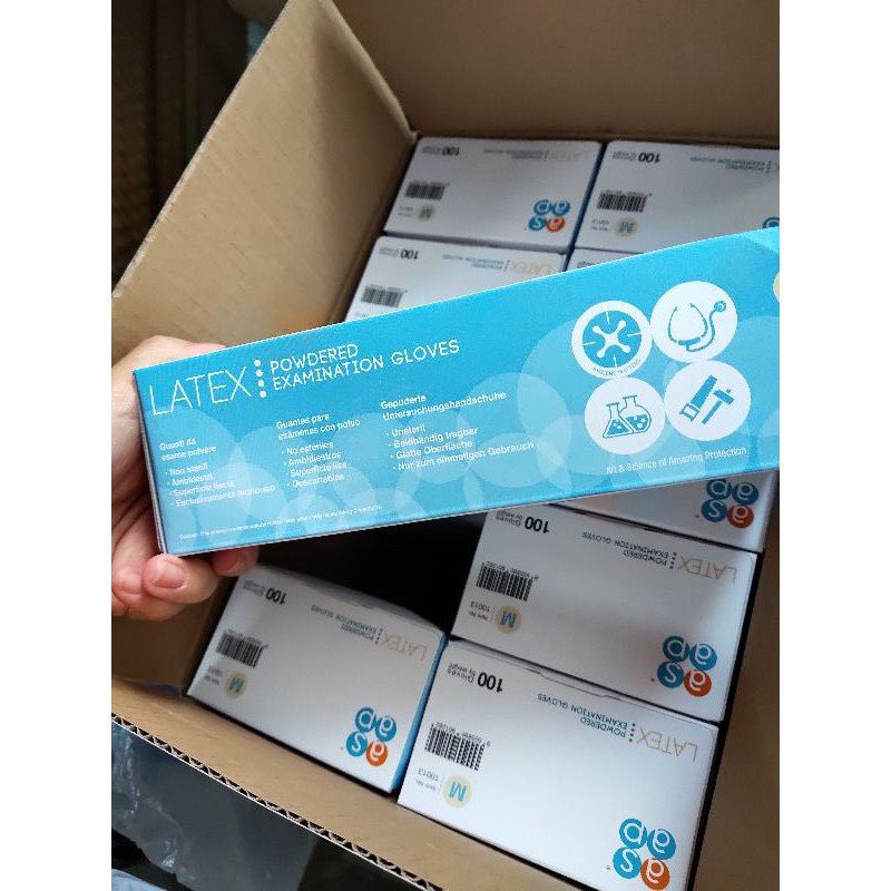 Găng tay y tế Asap/Topcare hàng nhập khẩu từ Malaysia hộp 100 chiếc