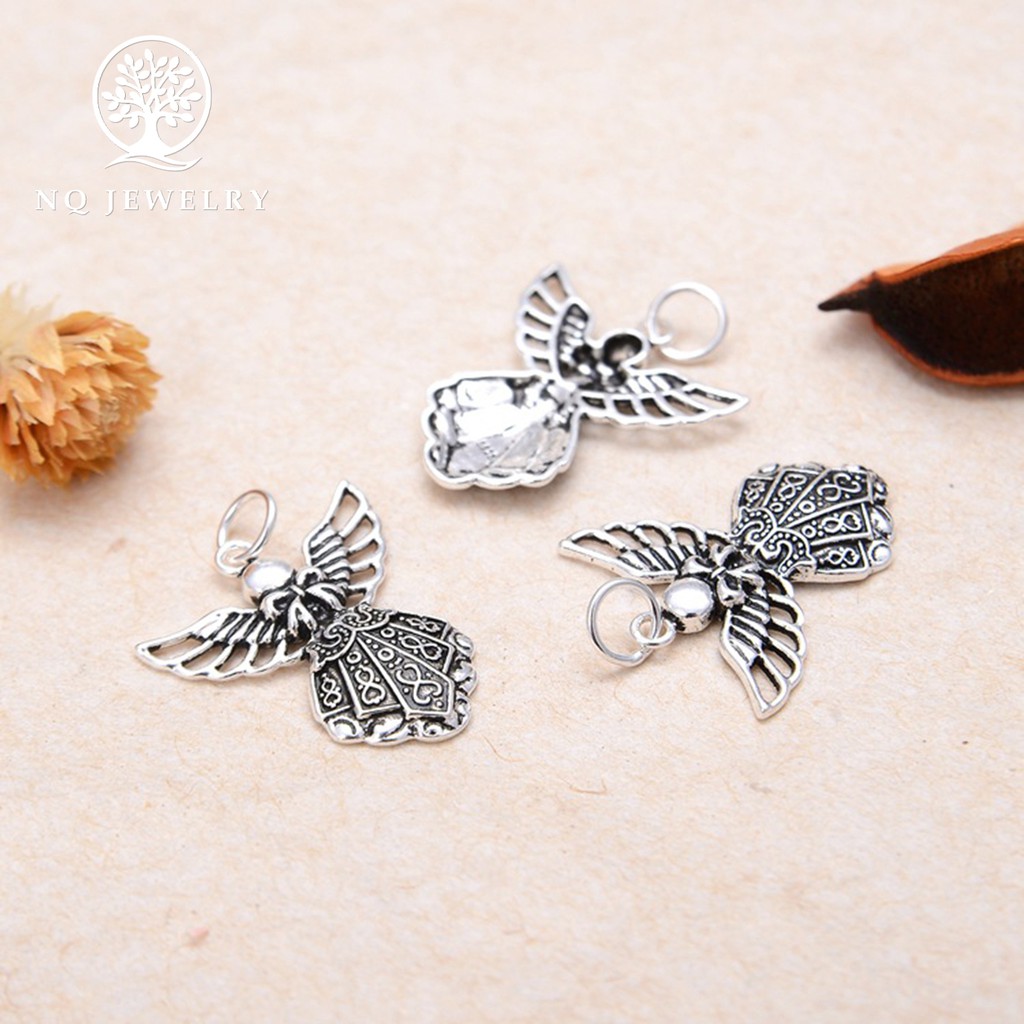 Charm bạc phượng hoàng treo - NQ Jewelry