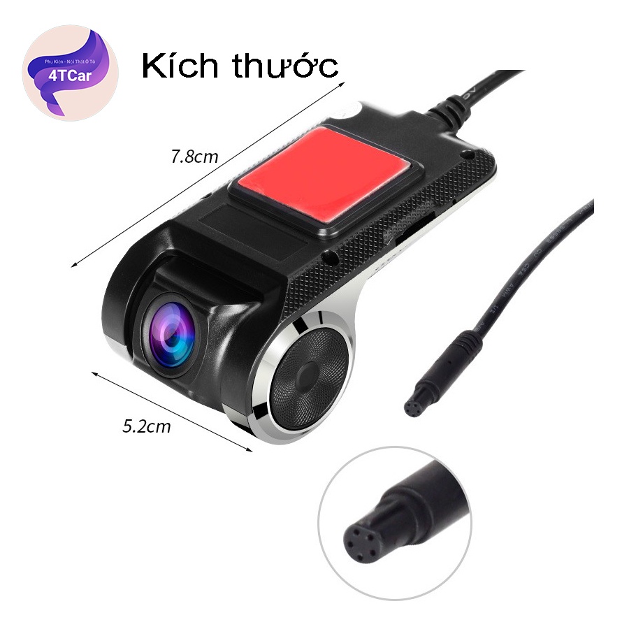 Camera Hành Trình Xe Hơi Hỗ Trợ Ghi Hình Ban Đêm 1080P_u2 có ADAS- GPS - Lưu Tốc Độ