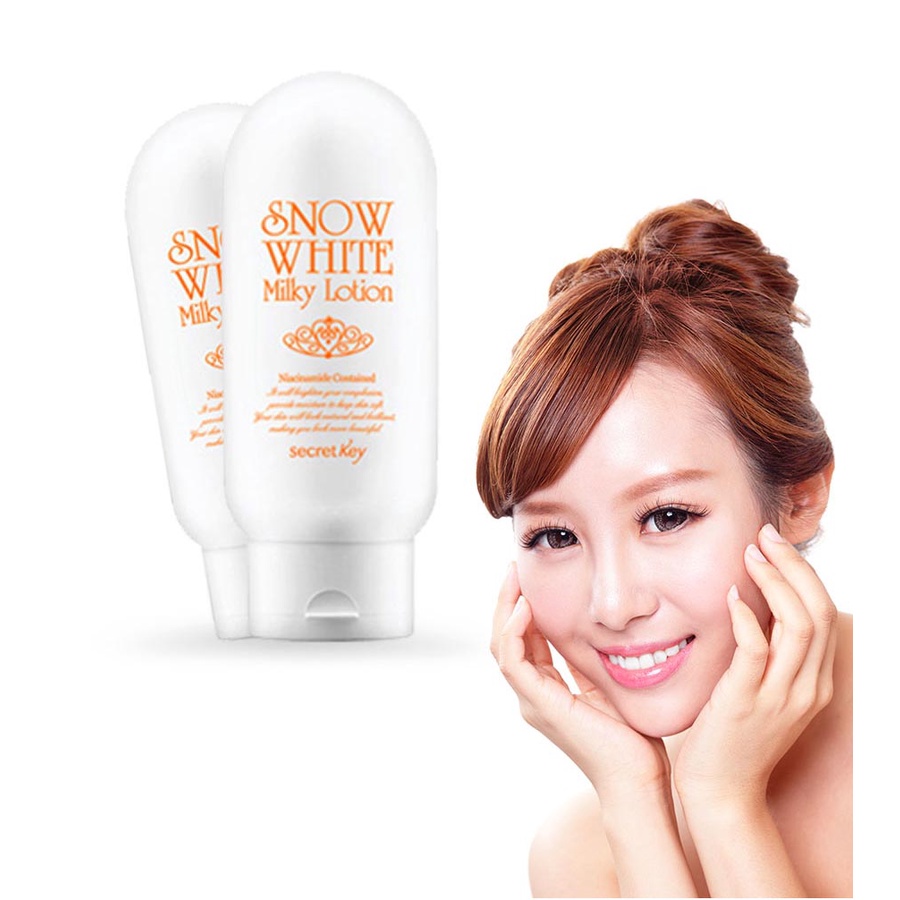 Sữa Dưỡng Trắng Da Secret Key Snow White Milky Lotion (120g)