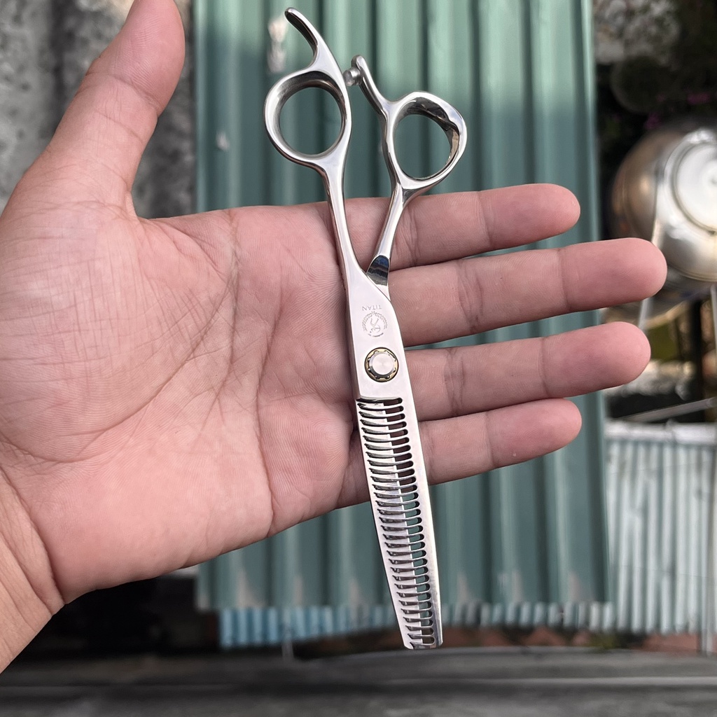 Kéo cắt tóc Titan thép Nhật VG10 sắc bén bền bỉ S260