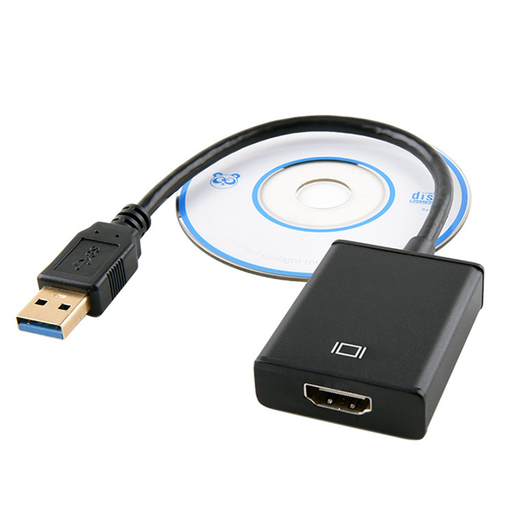 Đầu Chuyển Đổi Usb 3.0 Sang Hdmi 1080p Hd Cho Windows Xp 10 / 8 / 7 Máy Tính