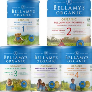 Sữa bột bellamys organic úc số mama -1 - 2 - 3- 4 lon 900gr