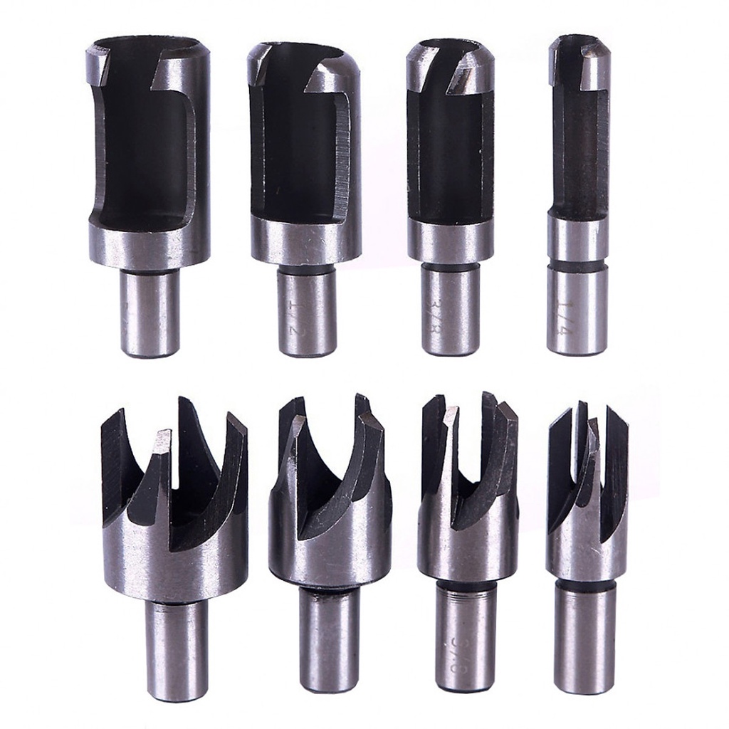 BỘ 8 MŨI KHOAN LẤY NÚT GỖ ( bộ )