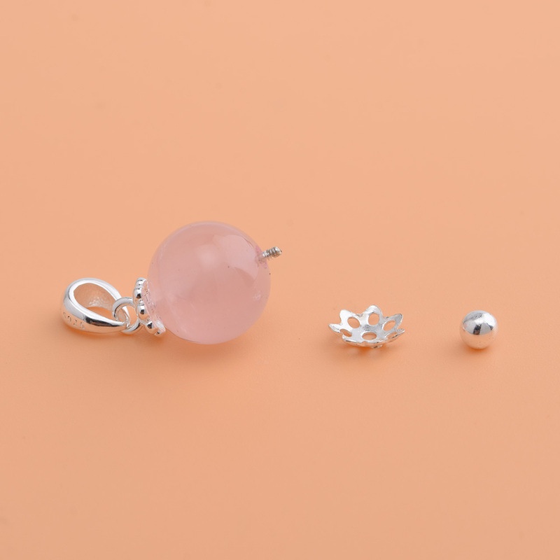 █diy゜ S925 Bạc●Phụ Kiện Giá Đỡ Cho Dây Chuyền Mạ Bạc 925 Đính Hạt Ngọc Trai Xinh Xắn