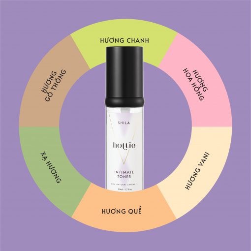 Xịt làm đẹp toàn diện vùng kín hương quyến rũ SHILA INTIMATE TONER HOTTIE 50ML | BigBuy360 - bigbuy360.vn