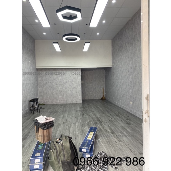 Giấy Dán Tường Giả Xi Măng Dán Salon Tóc