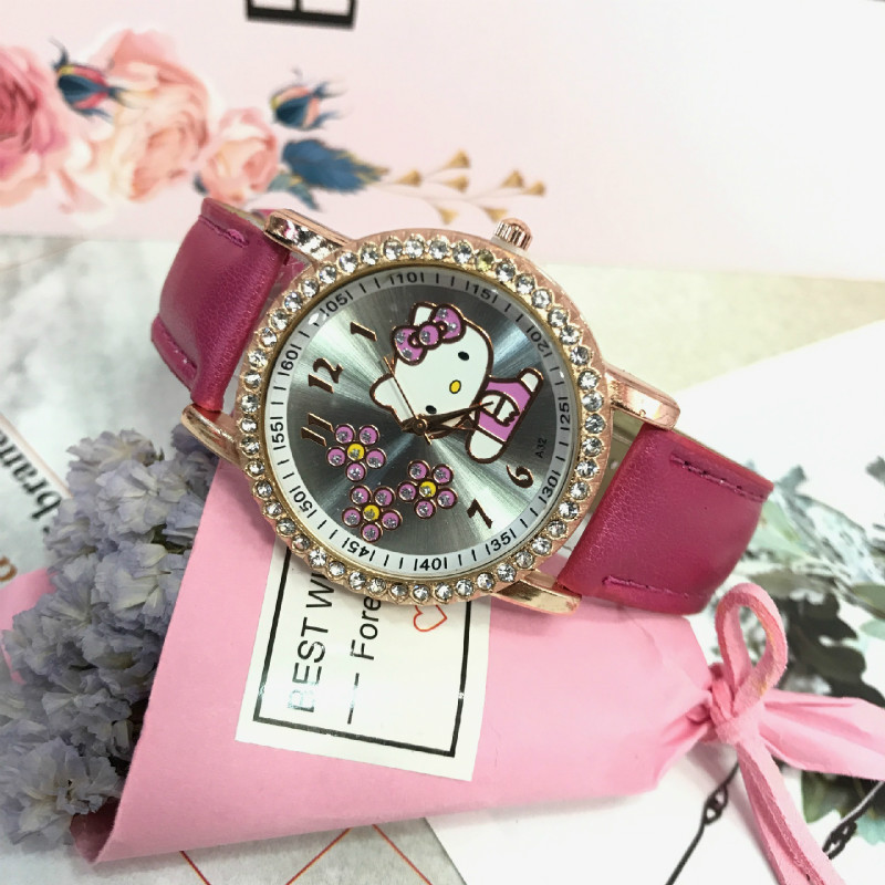 Đồng Hồ Đeo Tay Mặt Hình Hello Kitty Cho Bé | BigBuy360 - bigbuy360.vn