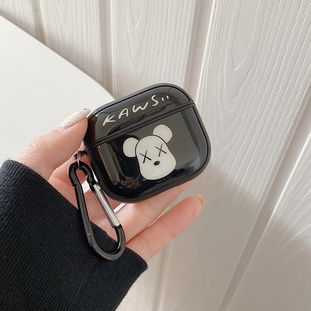 Vỏ Bảo Vệ Hộp Sạc Tai Nghe Airpods 1 / 2 3 Pro Chống Sốc Chống Thấm Nước Họa Tiết Supreme