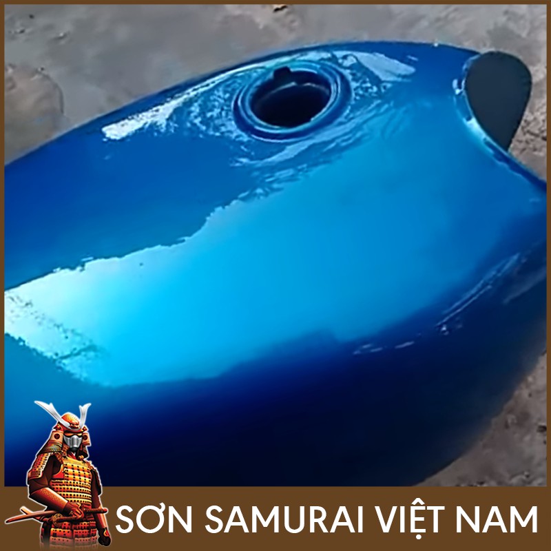 Combo sơn Samurai màu xanh candy Y139