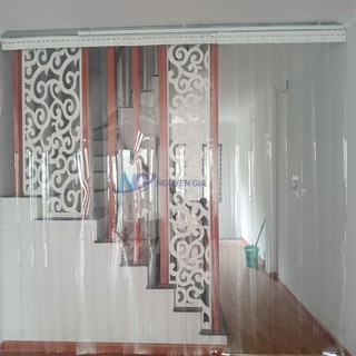 Rèm Nhựa Cao 2m PVC Trong Suốt Ngăn Lạnh Cho Các Cửa Độ Dày 1.5mm