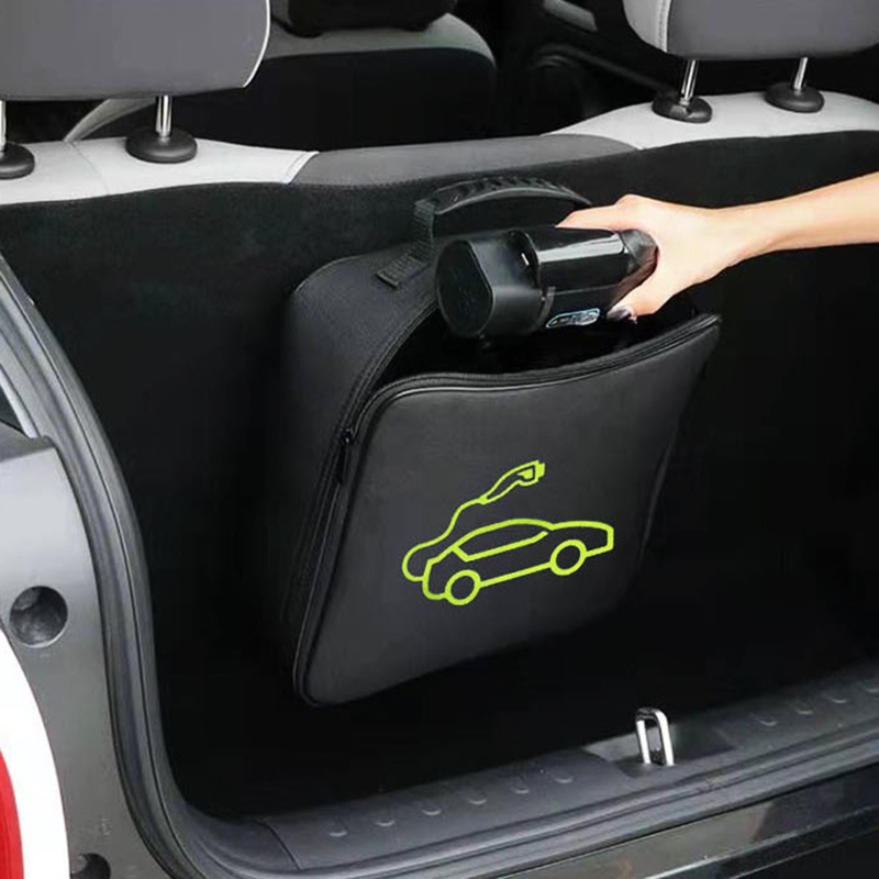 Túi Đựng Dây Cáp / Điện Hình Tròn / Vuông Tiện Dụng Cho Xe Hơi