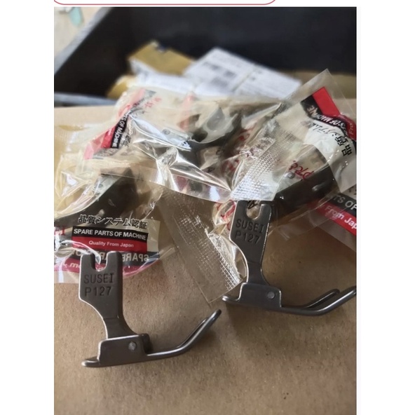 Chân vịt bản lớn P127 may vải jean sử dụng cho máy may 1 kim công nghiệp