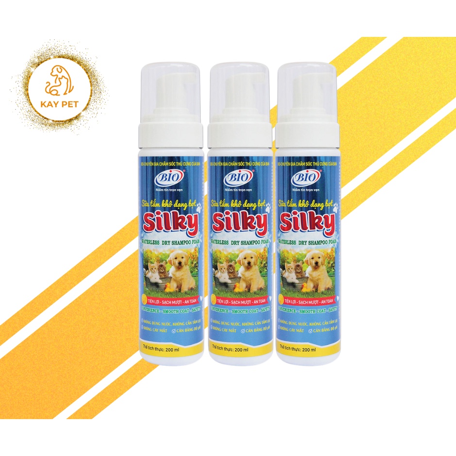 Sữa tắm khô BiO Silky 200ml