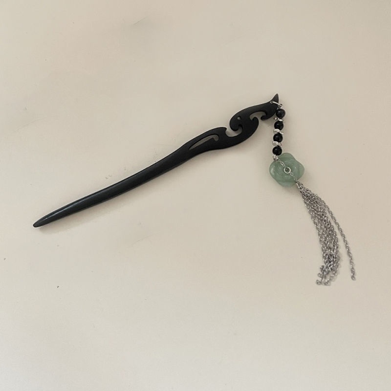 Trâm Cài Tóc Màu Đen Phong Cách Trung Hoa Cho Bé Gái