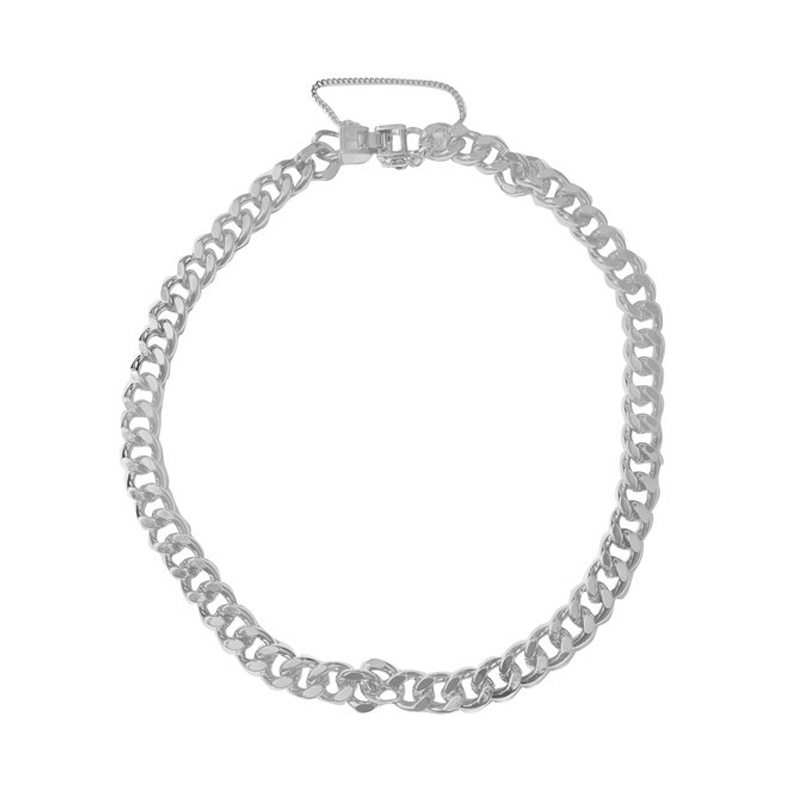 Vòng Cổ Dây Xích Bằng Titan Thời Trang Đường Phố Đơn Giản Cá Tính Cho Nam Và Nữ